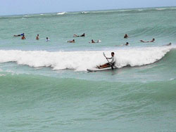 Saturn Inflatable Sit-On-Top Surf Kayak SOT290. Click on image to zoom in.