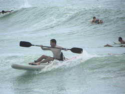 Saturn Inflatable Sit-On-Top Surf Kayak SOT290. Click on image to zoom in.