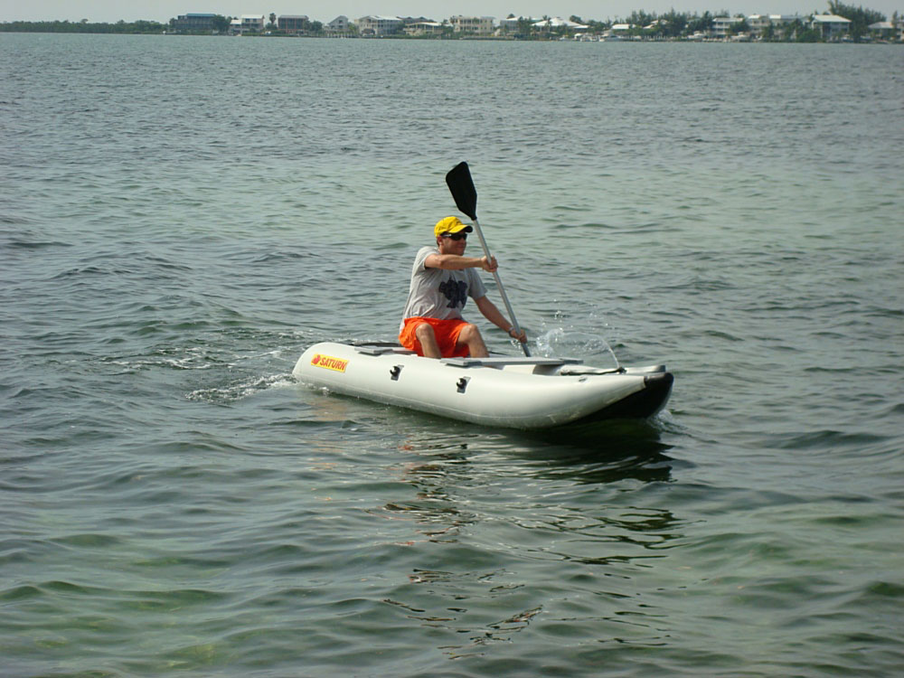  transom. You can use it as an inflatable boat with an outboard engine