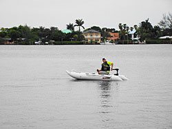 New Inflatable KaBoat with aluminum benches and rowing oars. Click to zoom in.