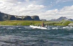 Wilderness expedition with KaBoat in Nothern Europe. Click to enlage.