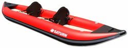 Saturn 13' RK396 white water inflatable kayak. Click on image to zoom in.