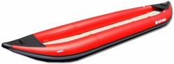 Saturn 13' RK396 white water inflatable kayak. Click on image to zoom in.