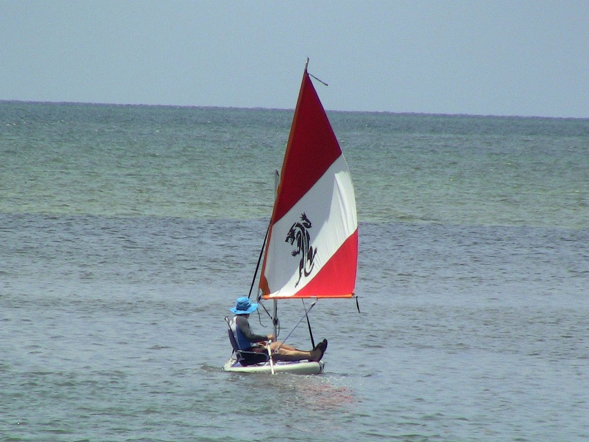 45 SQF LATEEN SAIL RIG KIT FOR SMALL BOAT CANOE KAYAK SAIL BOARD CATAMARAN