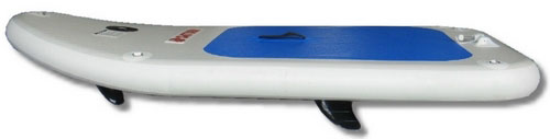 Inflatable Sail Board. Side View. Click to zoom in.