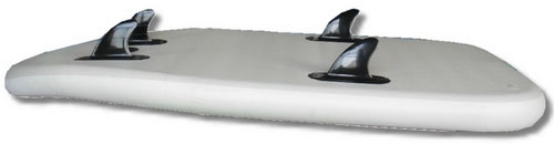 Inflatable Sail Board. Bottom View. Click to zoom in.