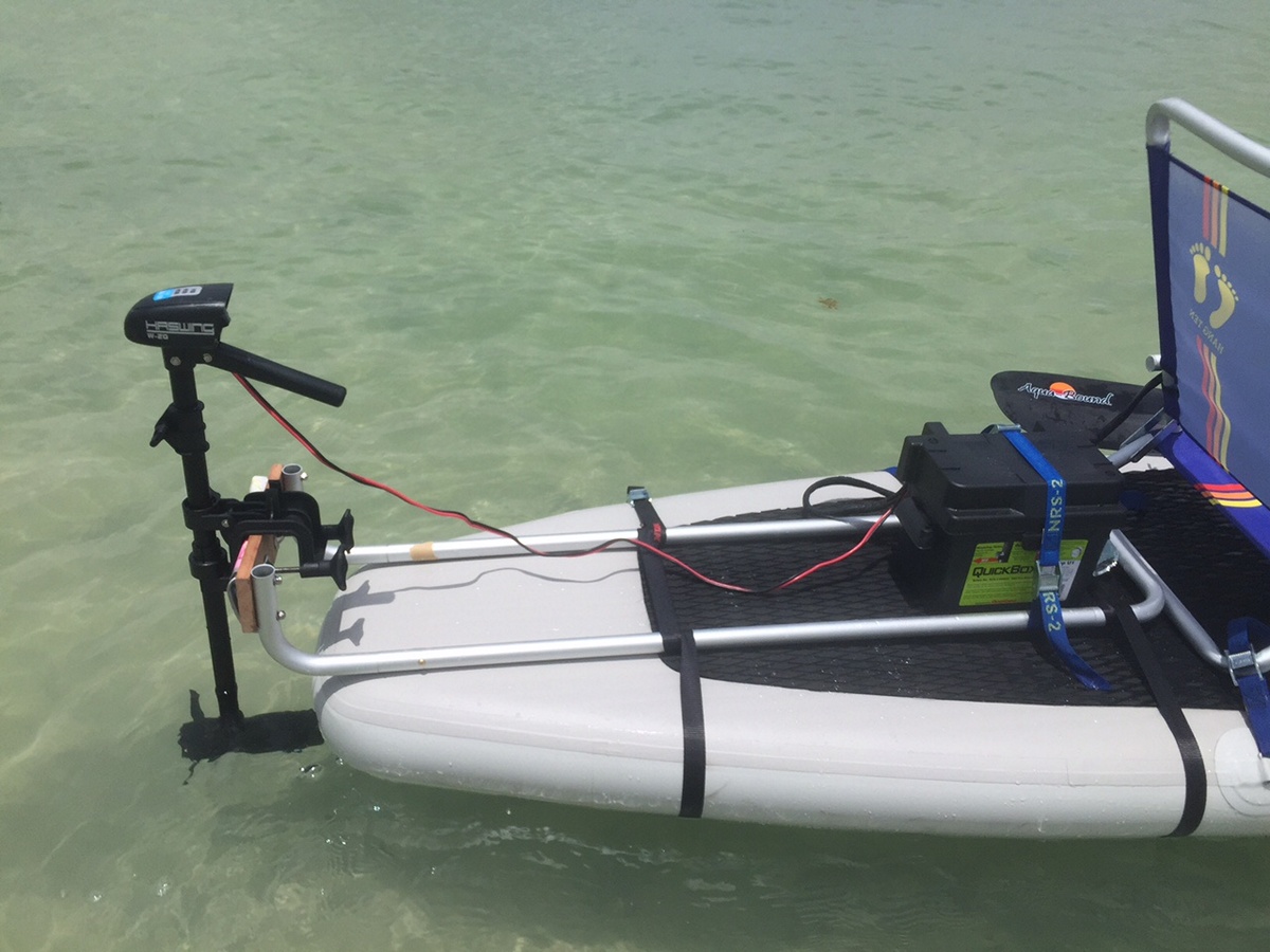 Motor Paddle Sup Trolling Electric Kayak Mount Kit Motors Kayaks Install Lb...