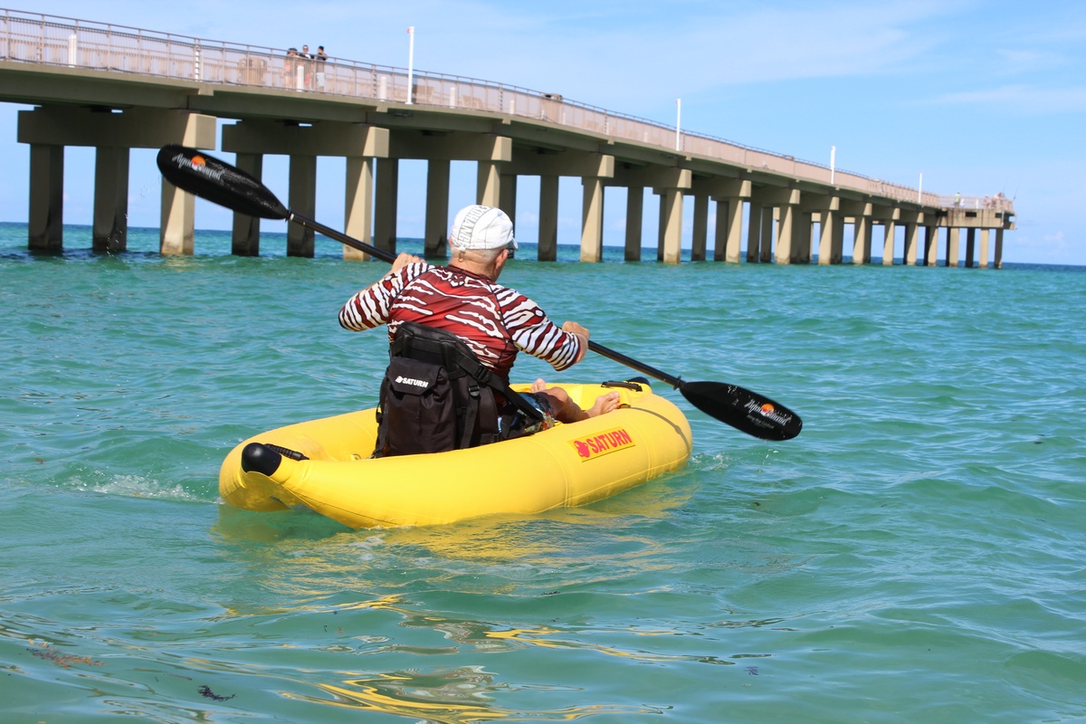 Smallest Inflatable Kayak in the World!