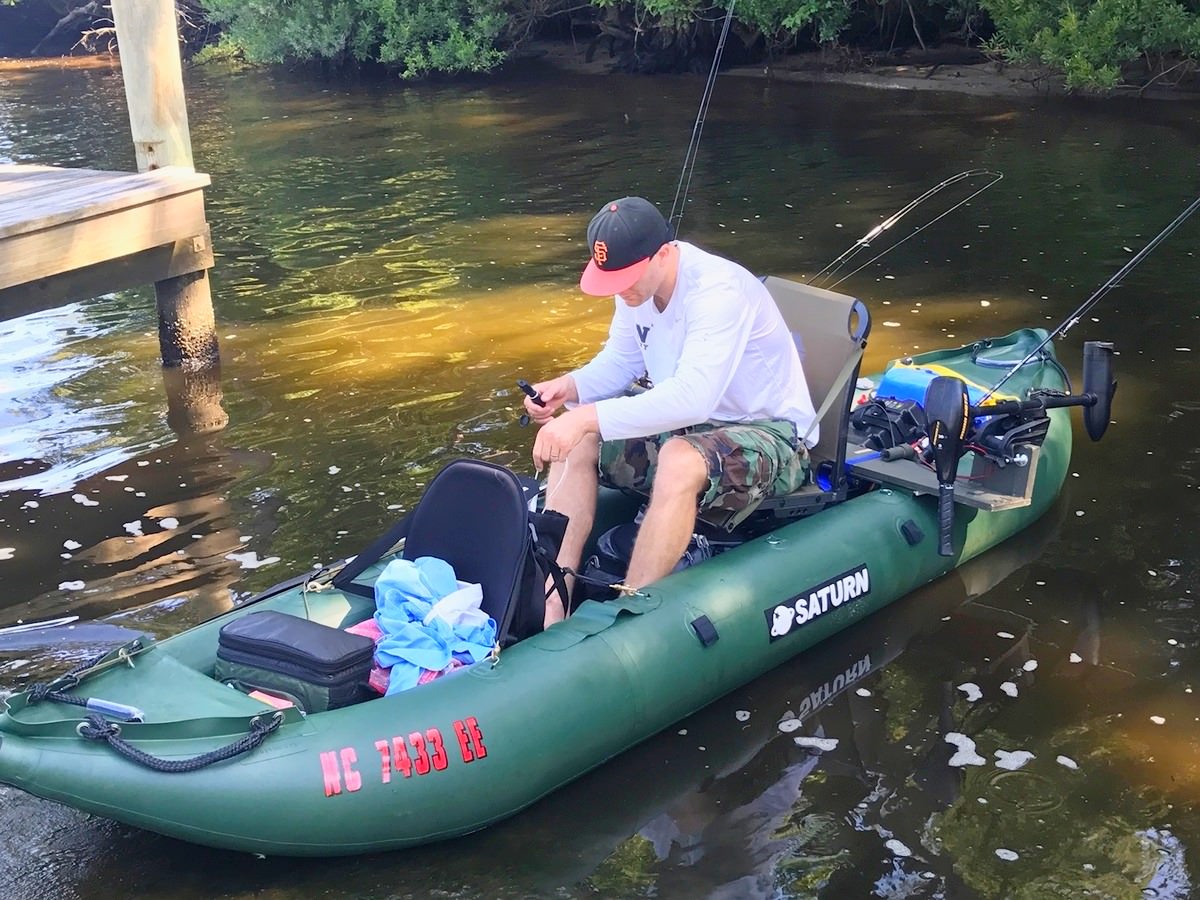 Saturn 13' FK396 PROAngler Series Inflatable Fishing Kayaks.