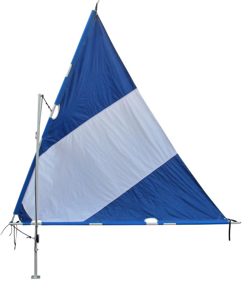 Sailing rig for inflatable boats, rafts and kayaks. Latin Sail Rig Only