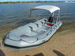 18' Saturn SD510 Inflatable Motor Boat. Click to zoom in.