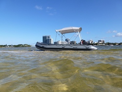 18' Saturn SD510 Inflatable Motor Boat. Click to zoom in.