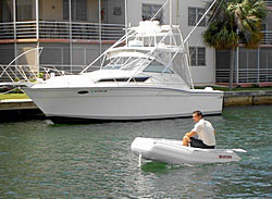 Saturn 8.6' Inflatable Boat Dinghy Raft Tender. Click on image to zoom in.