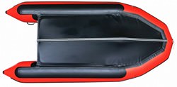 New Saturn SD385 inflatable motor boat with air floor.