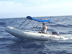 Saturn 15' SD470 inflatable boat. Click to zoom in.