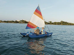 Saturn Inflatable Sail Catamaran 13' SC396. Click to zoom in.