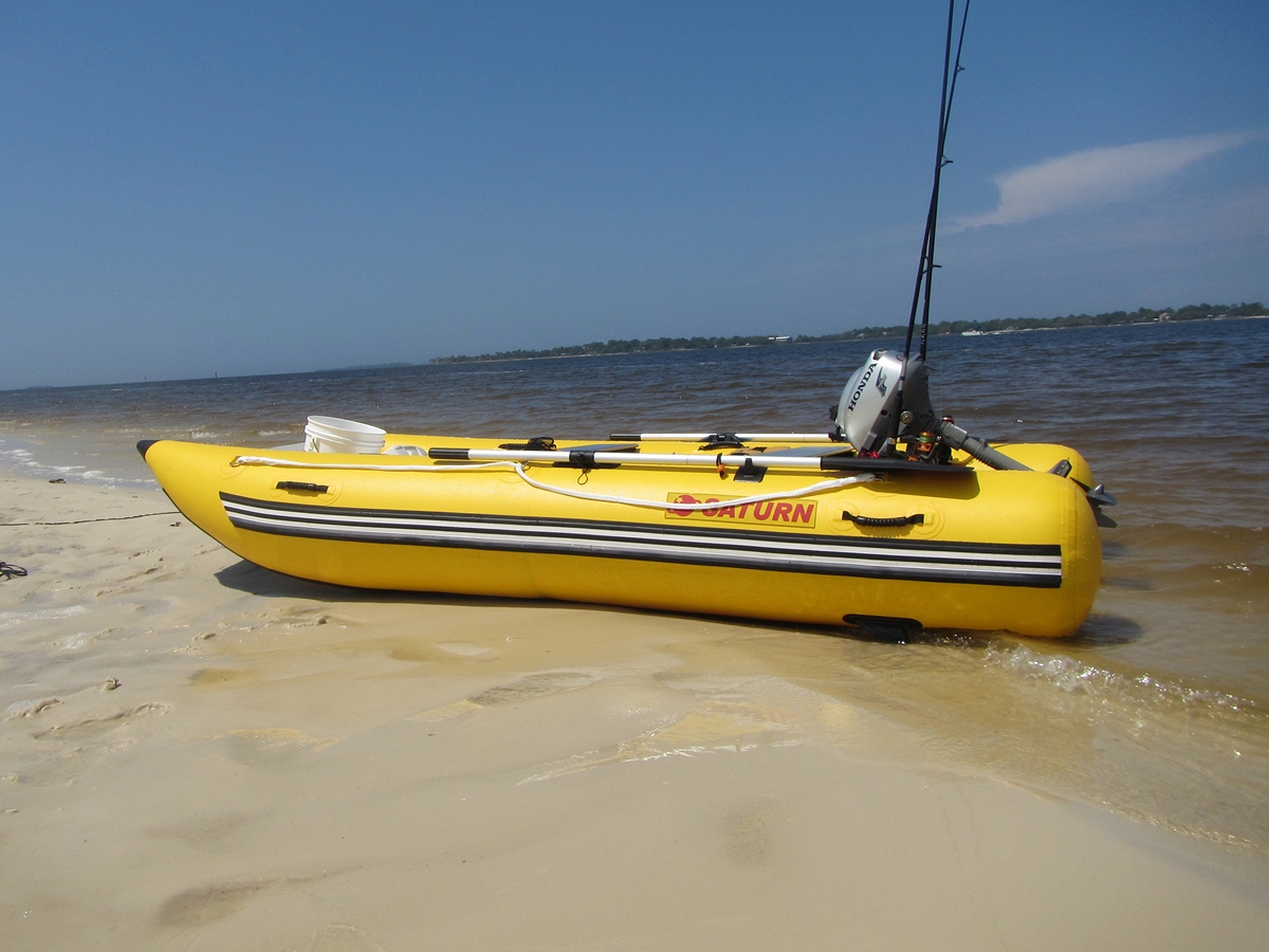 Mini Fishing Boats New saturn 11' inflatable mini