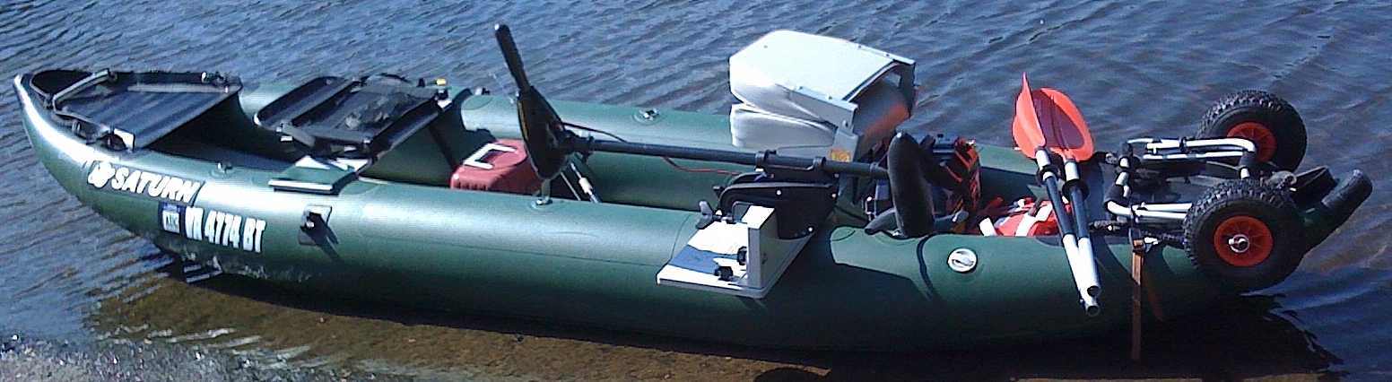 Real Fishing Machine! FK396 kayak set up by one of our customers.