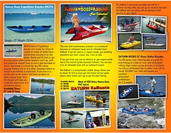inflatable kayaks brochure page 1