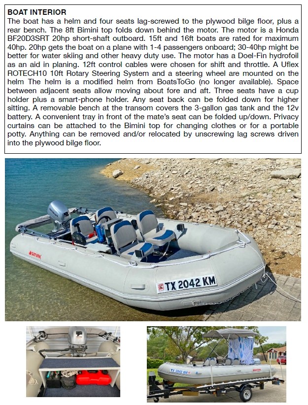 Customer's Article about inflatable boats