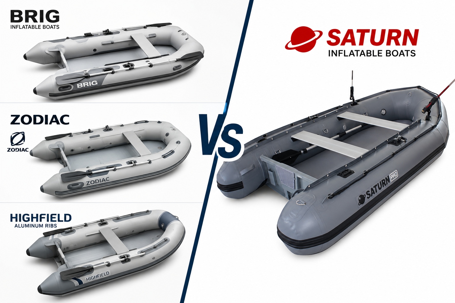 Saturn Inflatable Boats vs. the Competition: