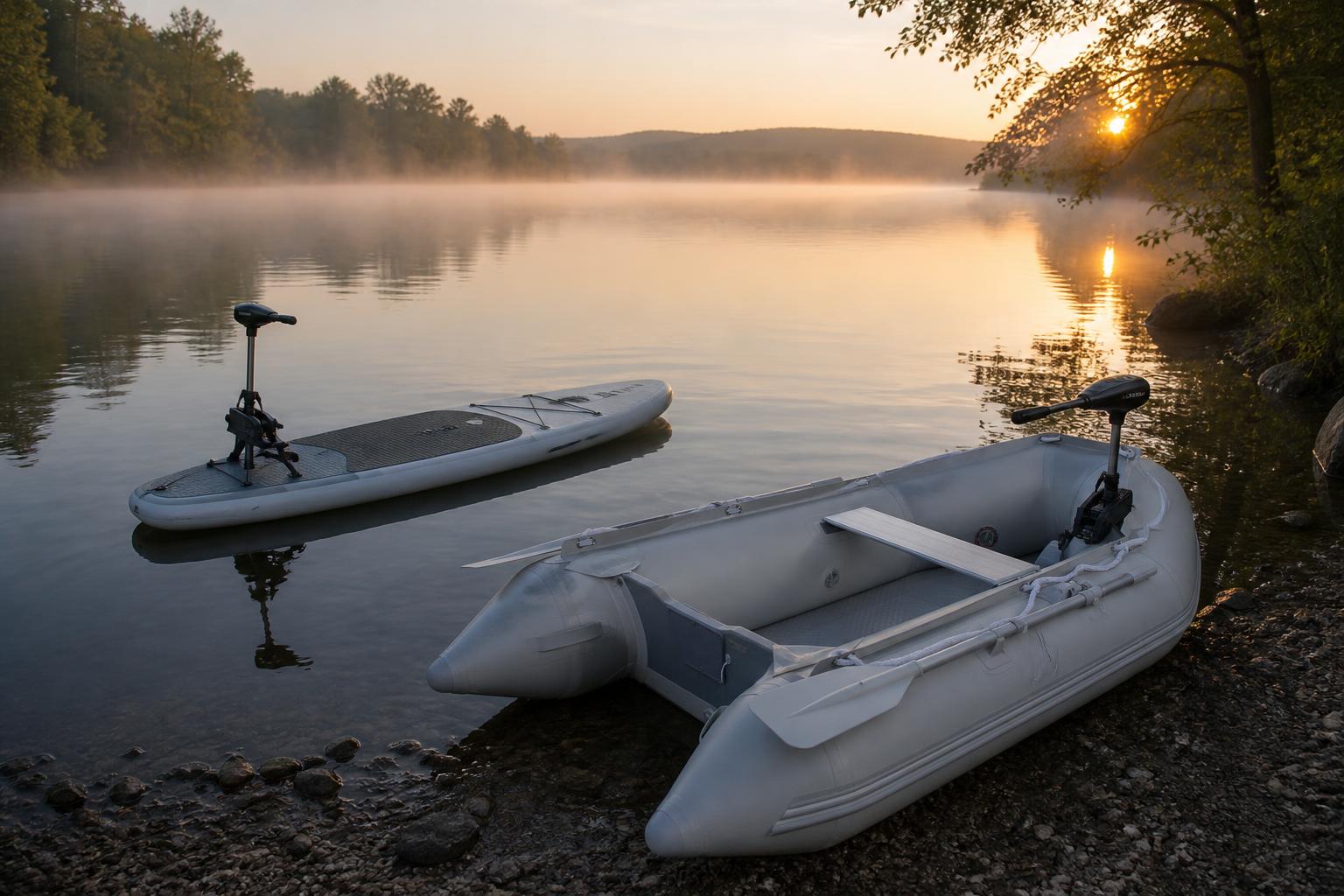 Electric Fin Motors vs Trolling Motors for Kayaks & SUPs