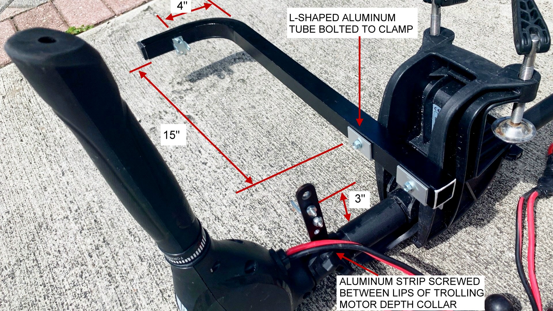 DIY instructions for remote steering for electric trolling motor using Linear Actuator.