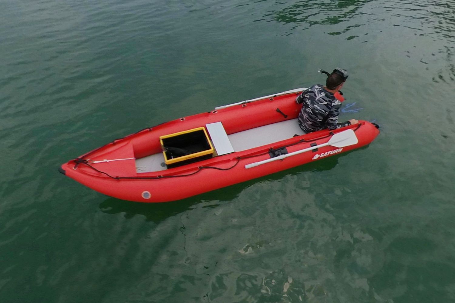 inflatable boat for diving and snorkeling