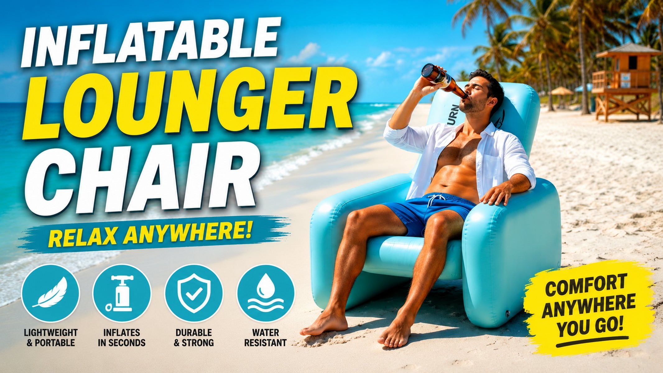 SATURN LOUNGER INFLATABLE CHAIR SATURN LOUNGER INFLATABLE CHAIR