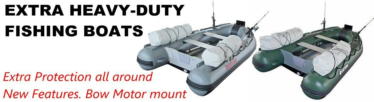 Saturn Heavy Duty Inflatable Fishing Boats with Premium Features.