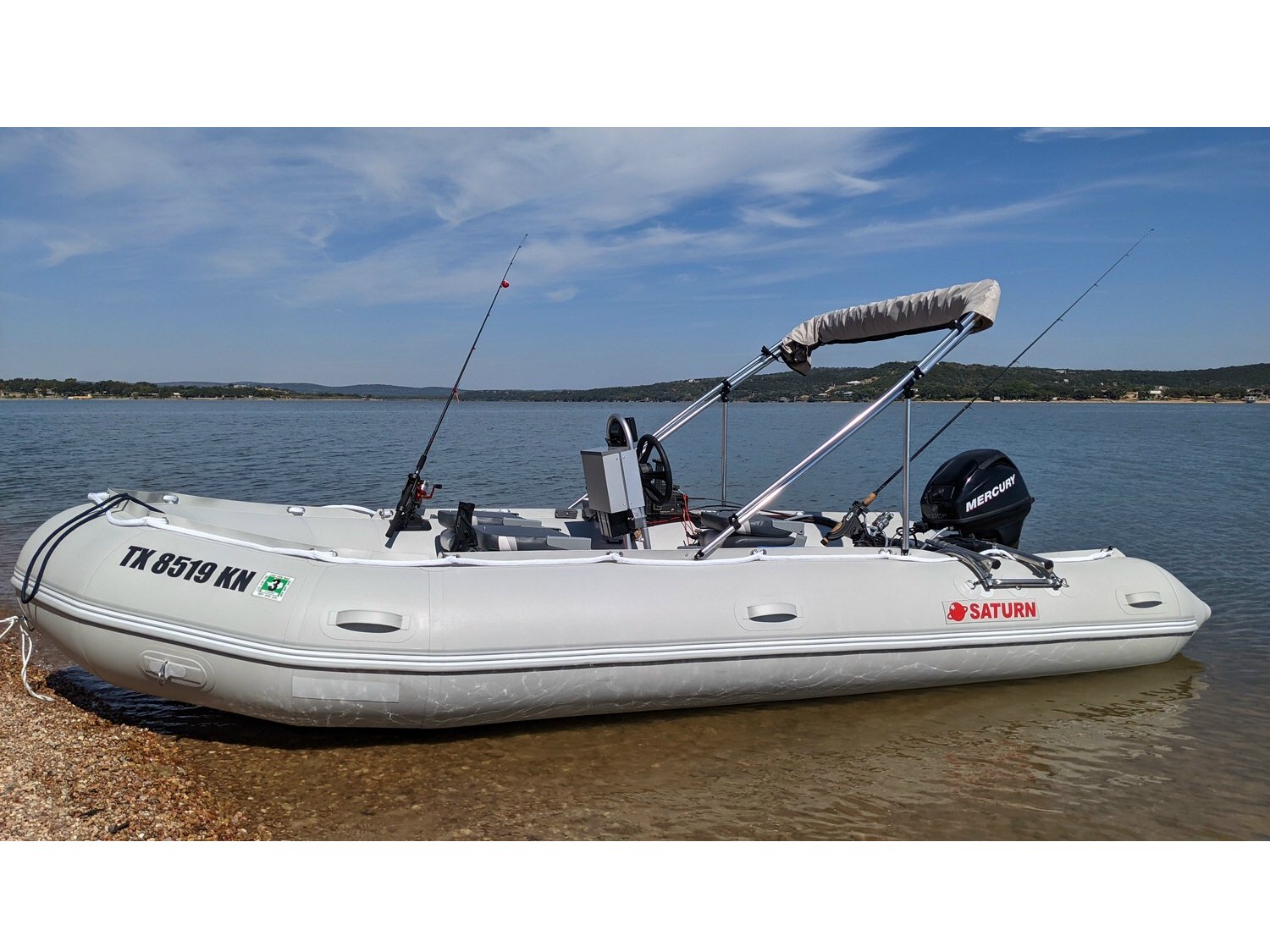 10' Saturn Inflatable Fishing Boat FB300