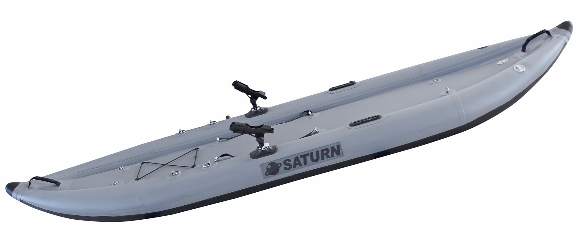 12' Saturn Extra Heavy-Duty Inflatable Fishing Kayak. Double