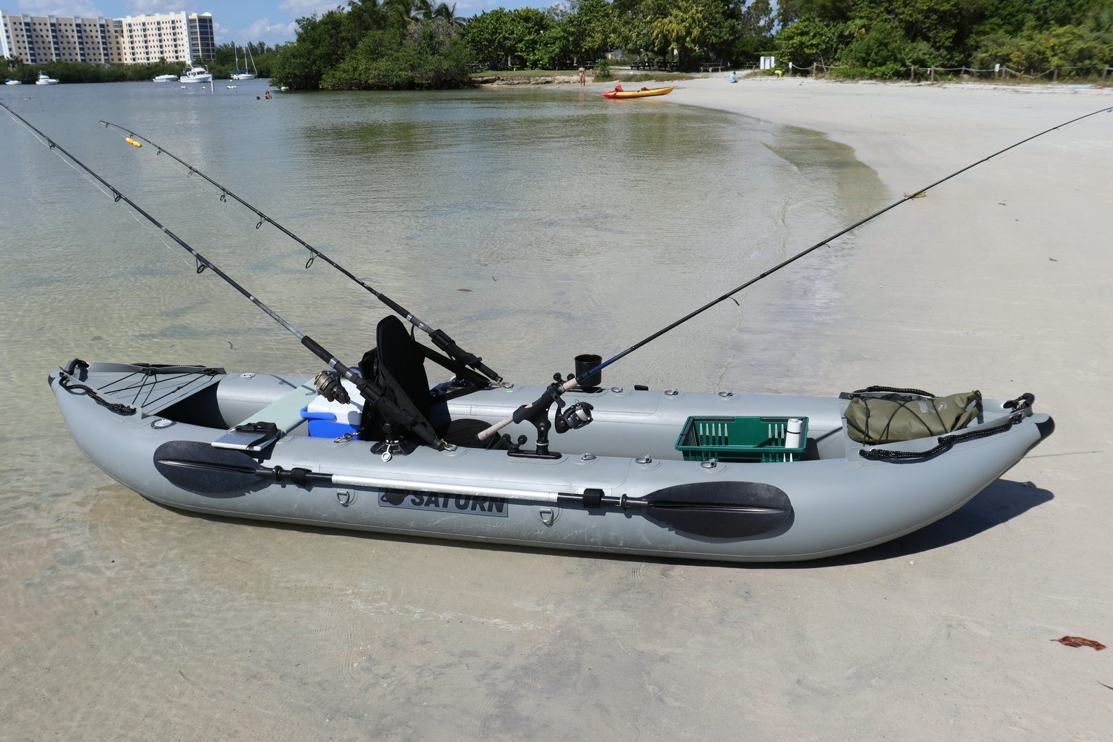 13' Fishing Kayak For River and Ocean OFK396