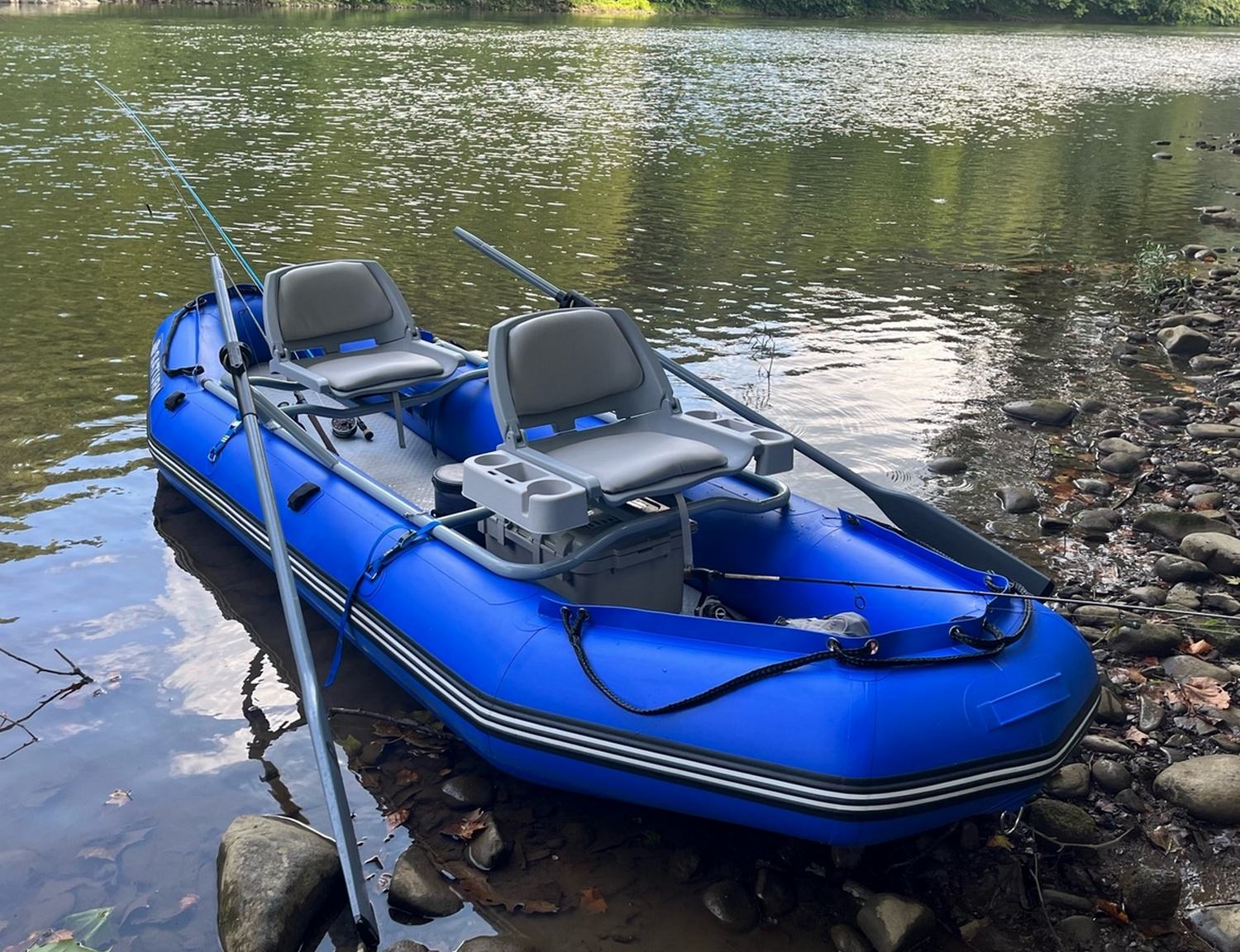 Light Inflatable River Raft Ducky Boat for Fishing
