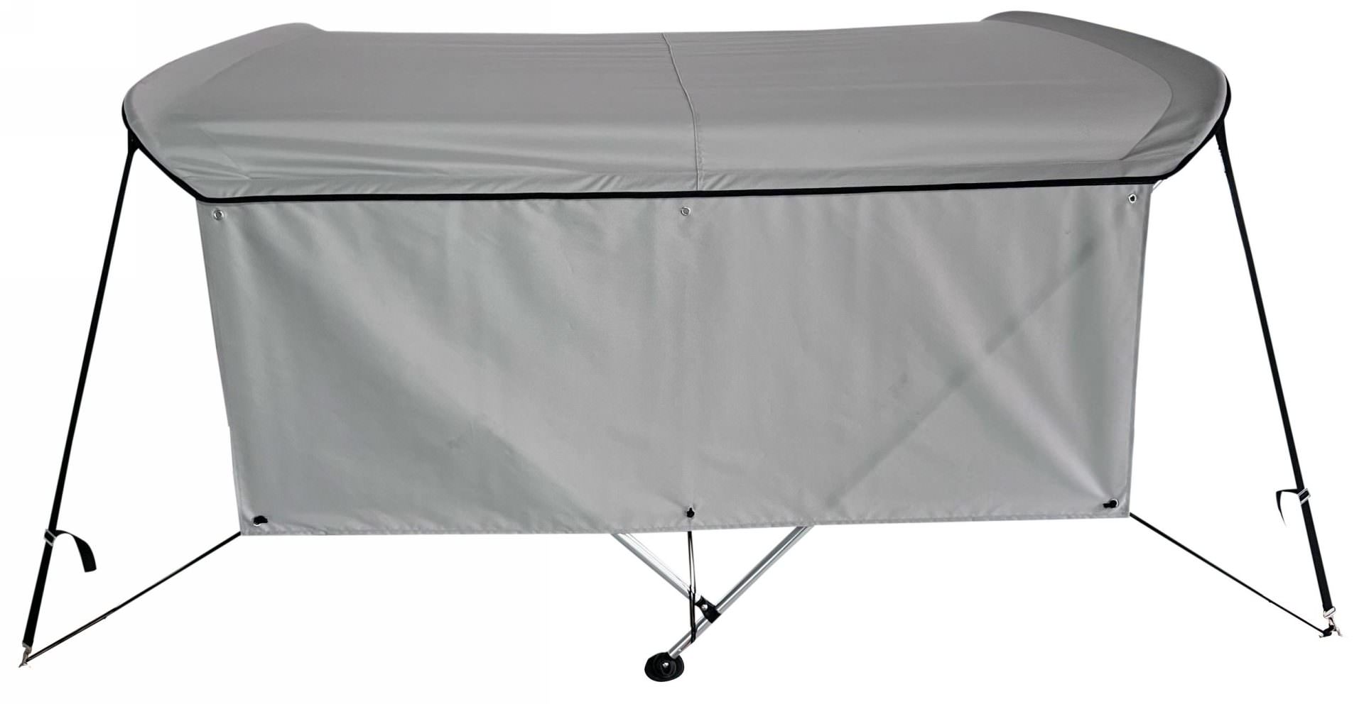 Deluxe 2Bow Sun Shade Bimini Tops with Removable Sides.