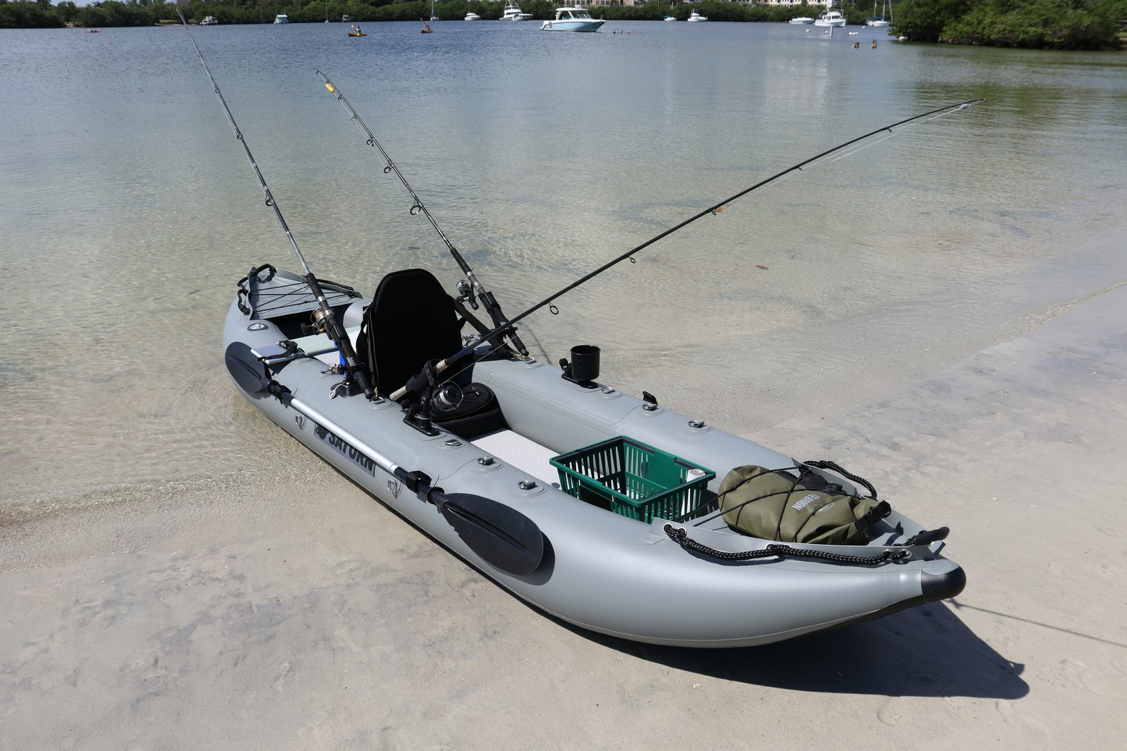Saturn Light Inflatable Fishing Kayak FK396L. Best Fishing Kayaks