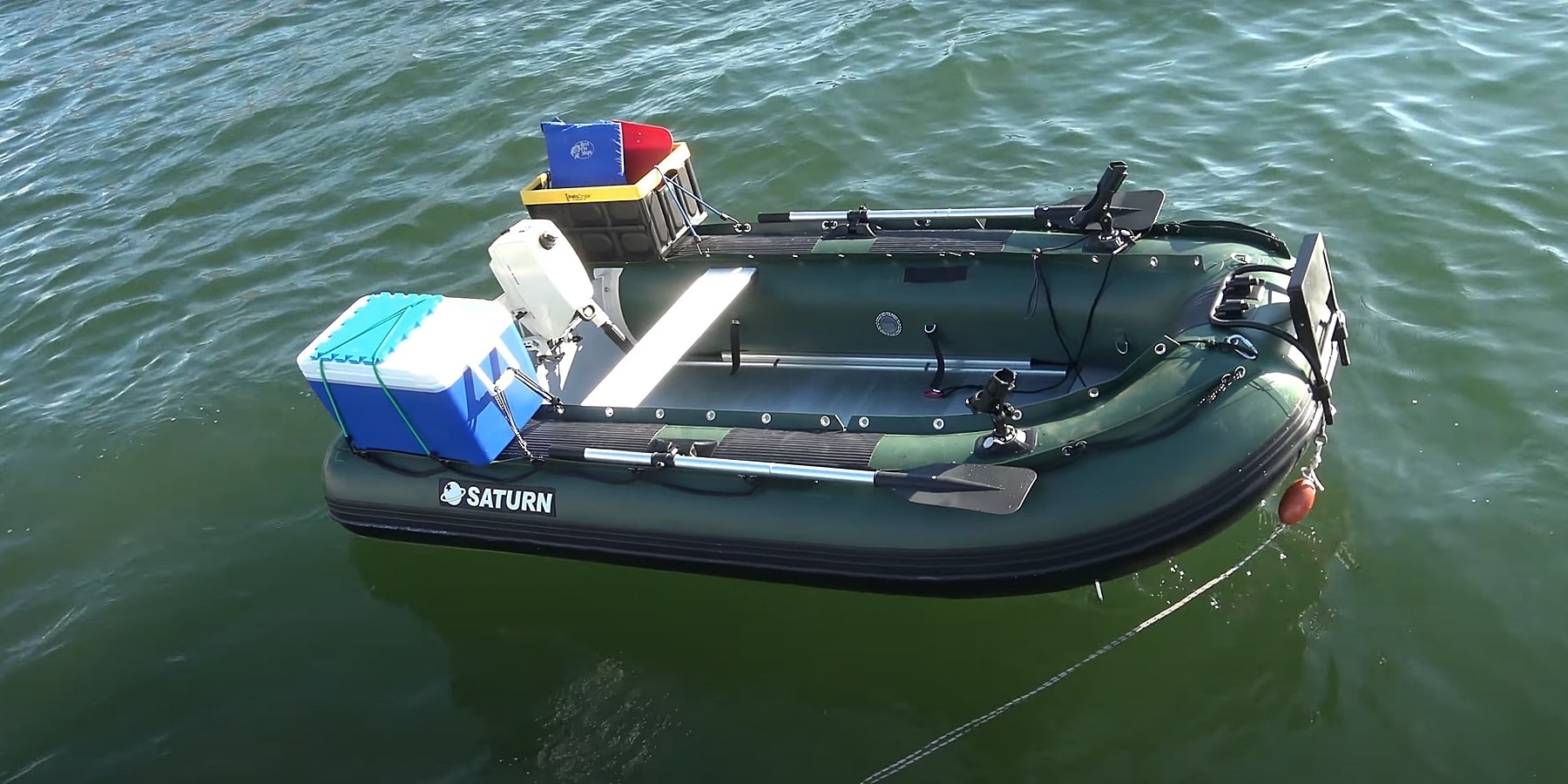 14' Saturn Inflatable Fishing Kayak FK430
