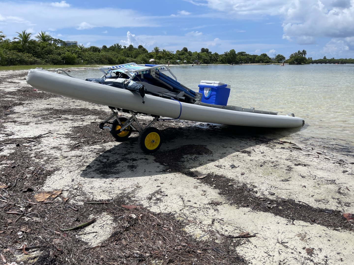 Saturn Extra Wide Inflatable Paddle Motor Boards SUP Skiff.