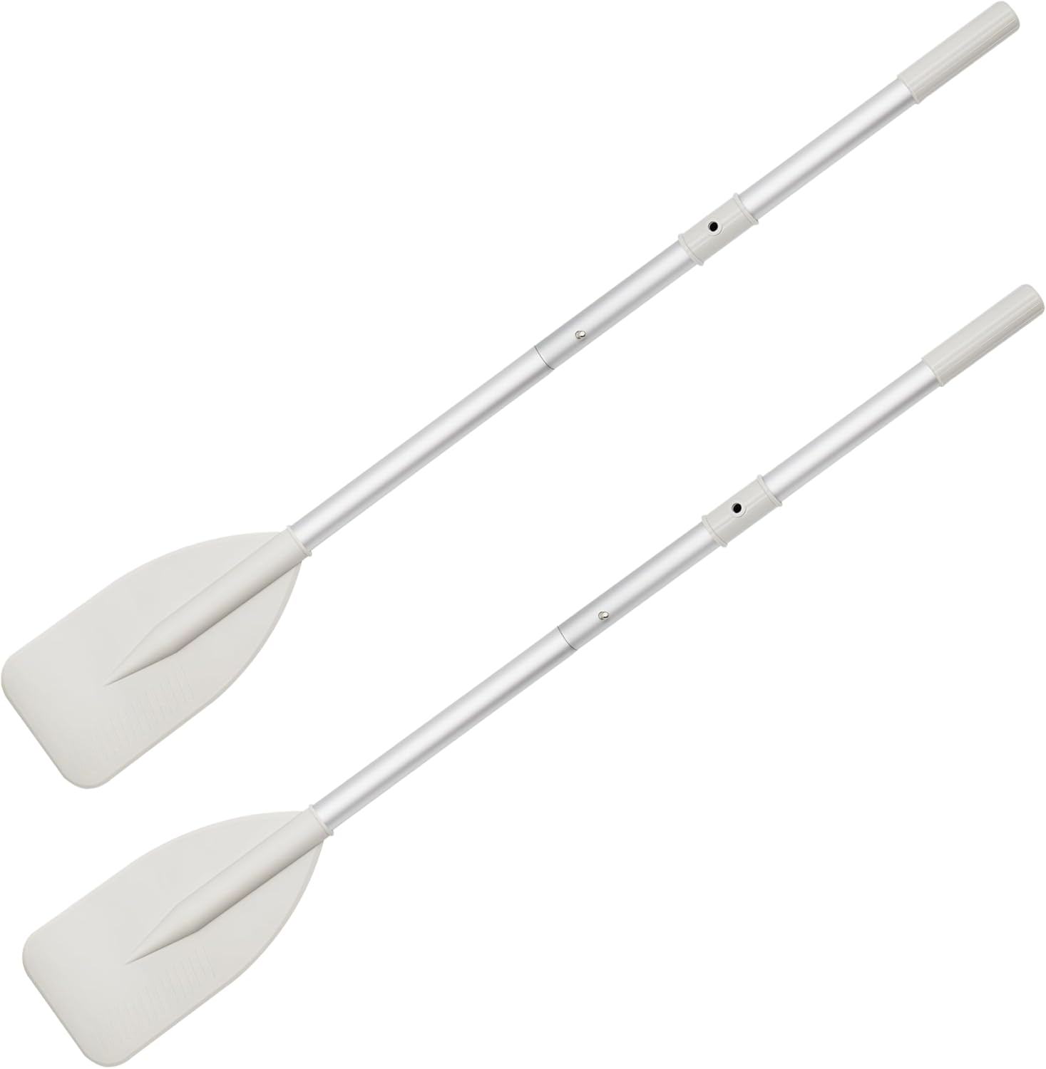 Pair of aluminum oars for inflatable boats