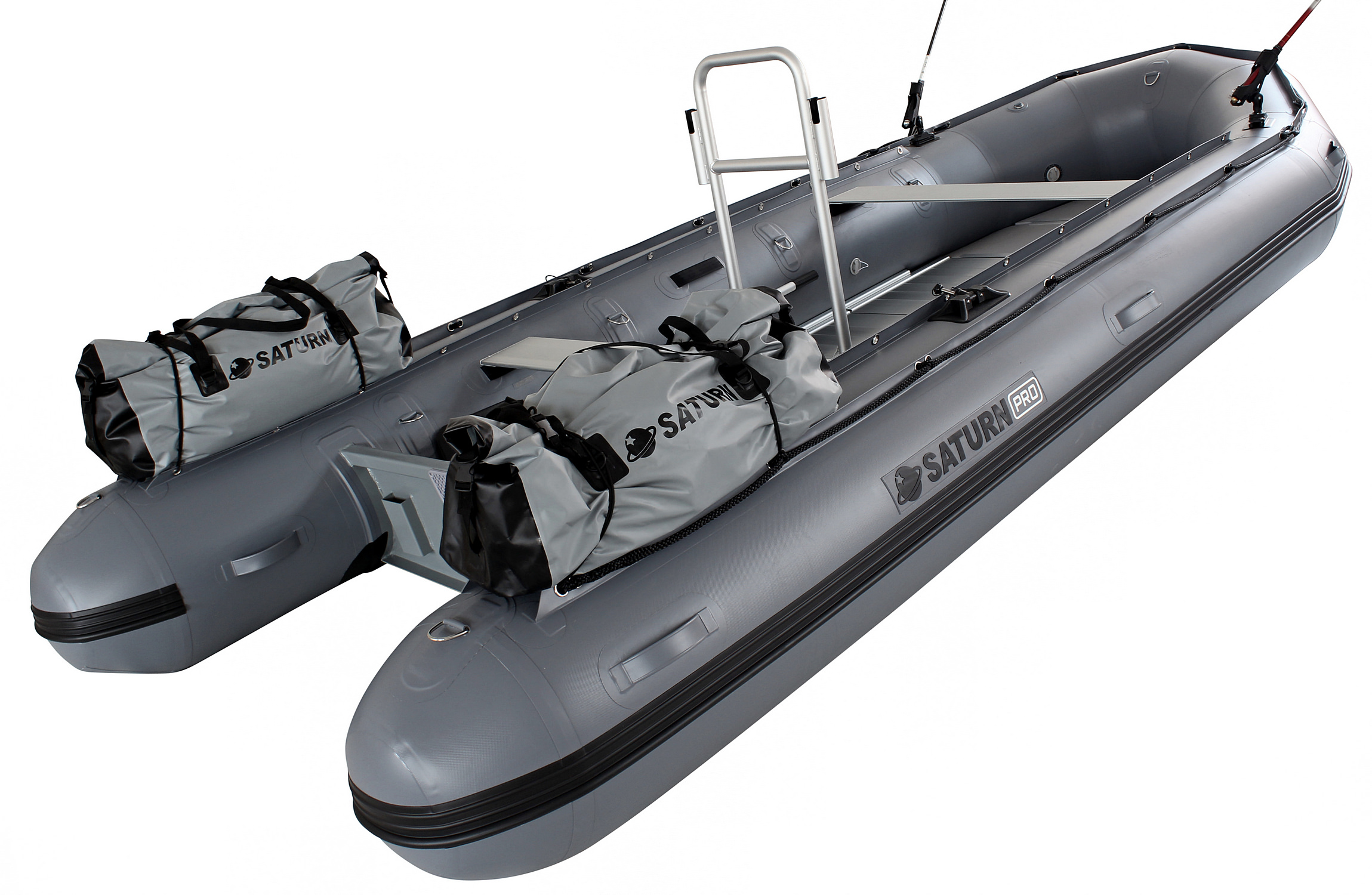 16' Saturn Heavy-duty PRO488 Inflatable Boat with Aluminum Transom