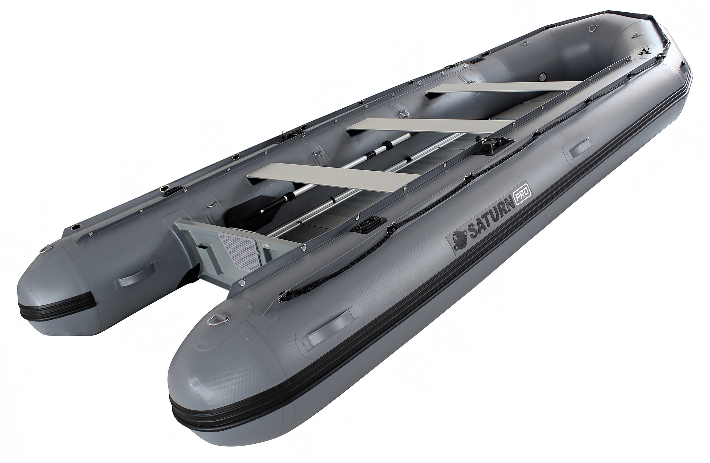 16' Saturn Heavy-duty PRO488 Inflatable Boat with Aluminum Transom