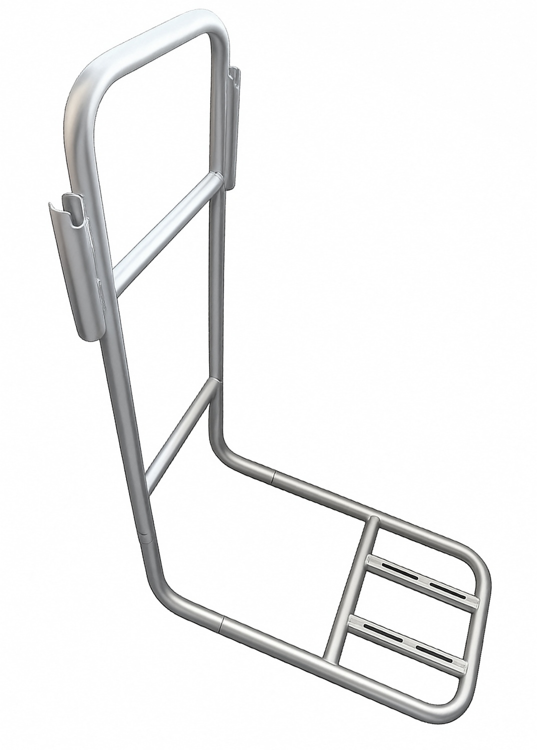 Aluminum seating and standing fishing frame with rod holders for inflatable boats