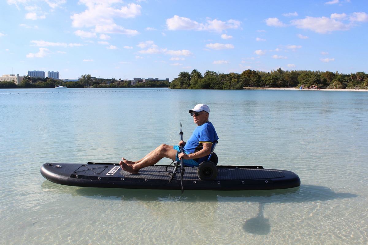SecureFix Direct Aluminium Kayak Trolley With Kickstand – Foldable Canoe & SUP Cart