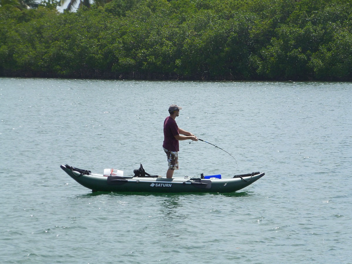 Saturn Inflatable Fishing Kayaks FK396