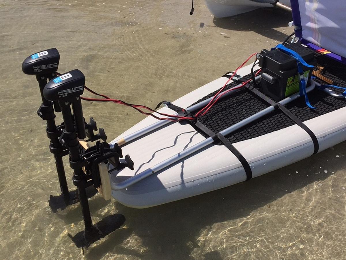 Install Electric Motor on Any SUP Paddle Board.