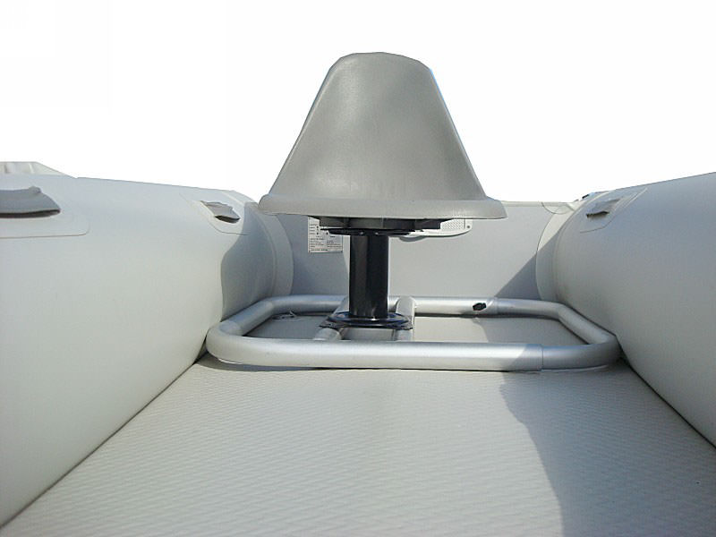 Aluminum seating platform frame for inflatable boats dinghy.
