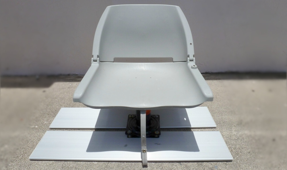 Do-It-Yourself Swivel Fishing Seat Platform for KaBoats and