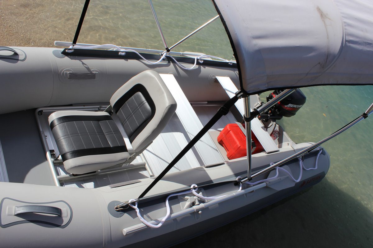 aluminum seating platform frame for inflatable boats dinghy.