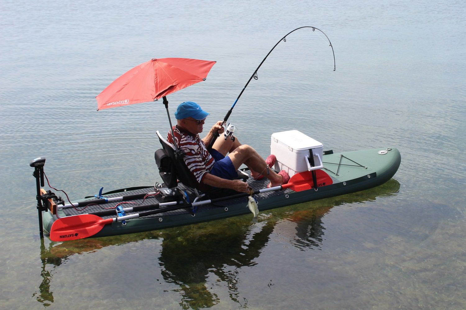 Saturn Pro-Angler Fishing Inflatable Paddle Boards SUP on ...