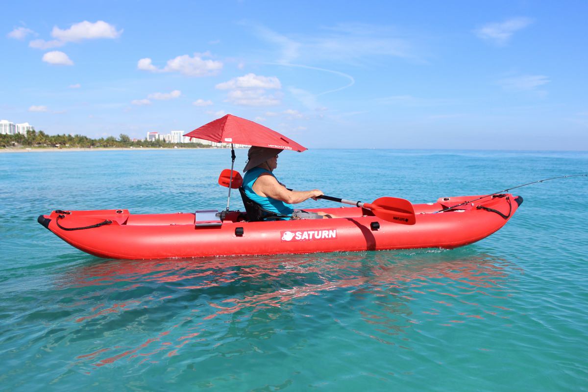 Large 2 Persons Angler Inflatable Fishing Kayaks On Sale. Low Price